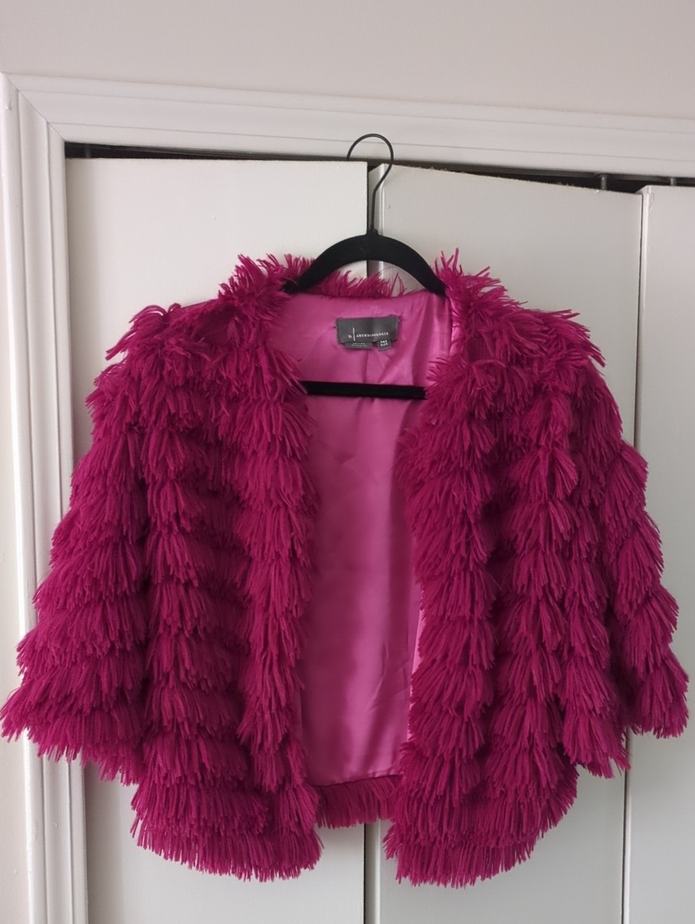 Anthropologie Faux Fur Cape